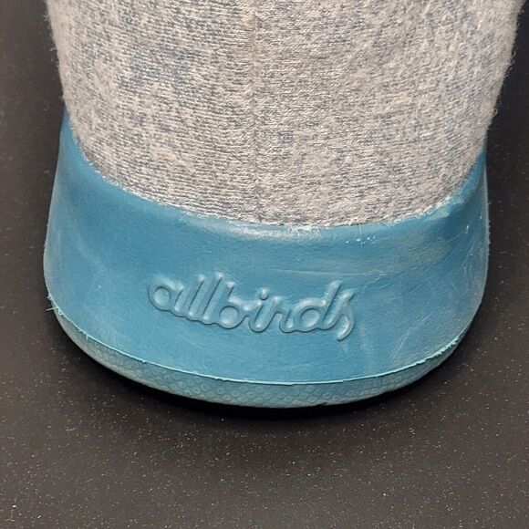 Allbirds Merino Wool Runners Rerun Rarebirds Gray Blue Comfy‎ Sustainable Size 9 - Picture 7 of 12